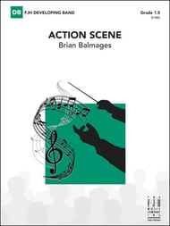 Action Scene Concert Band sheet music cover Thumbnail
